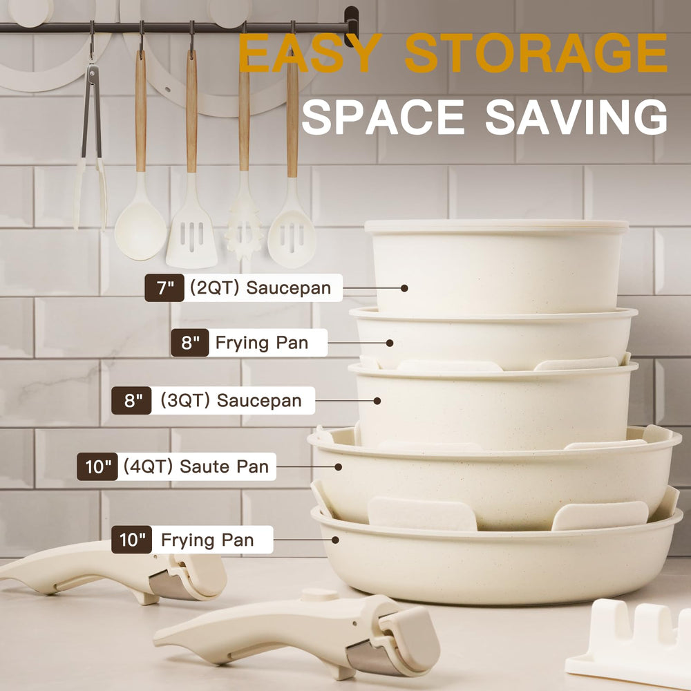 Astercook lifestyle kitchen setting showing stylish cream finish and everyday use