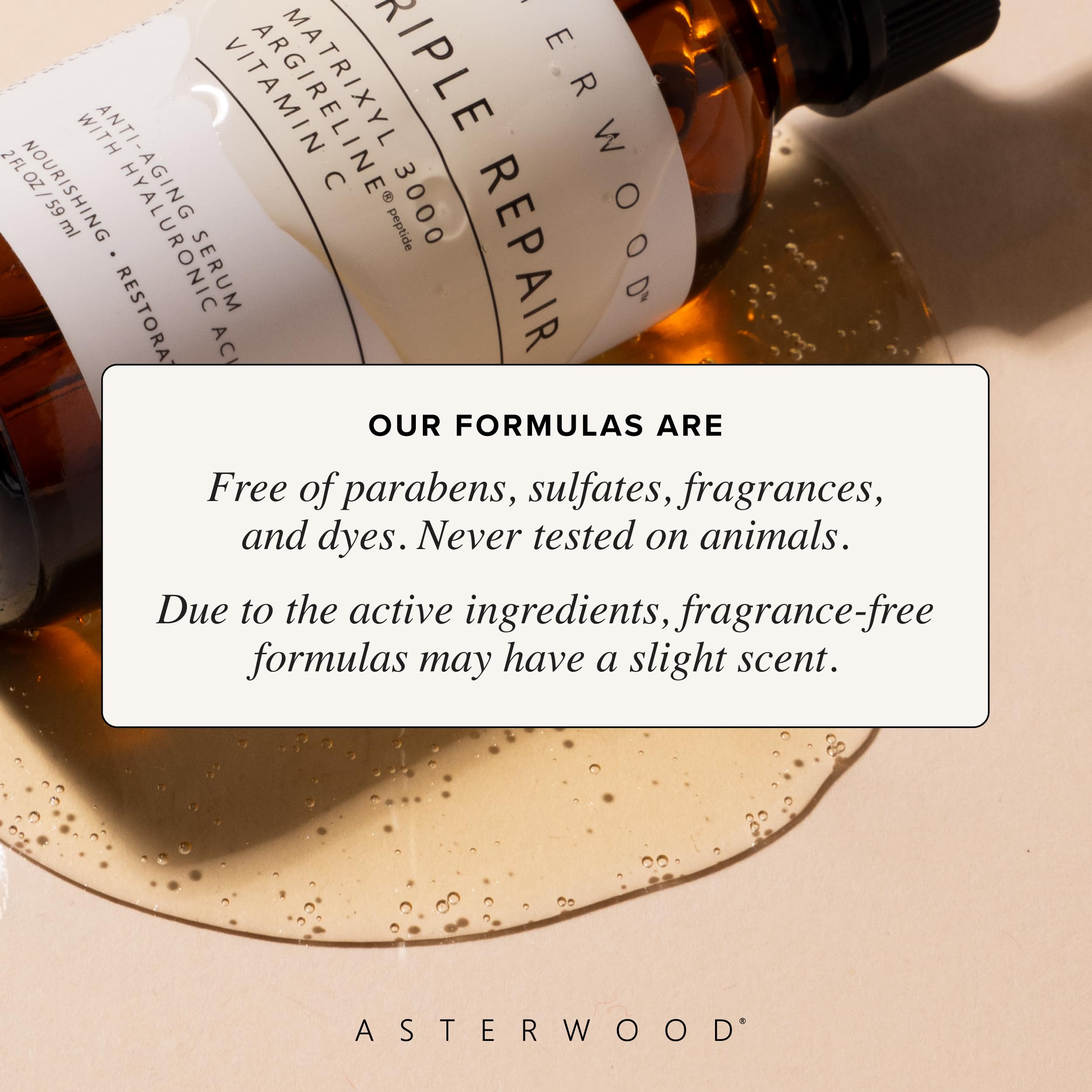 Asterwood mujer aplicando serum que muestra fácil integración en rutina