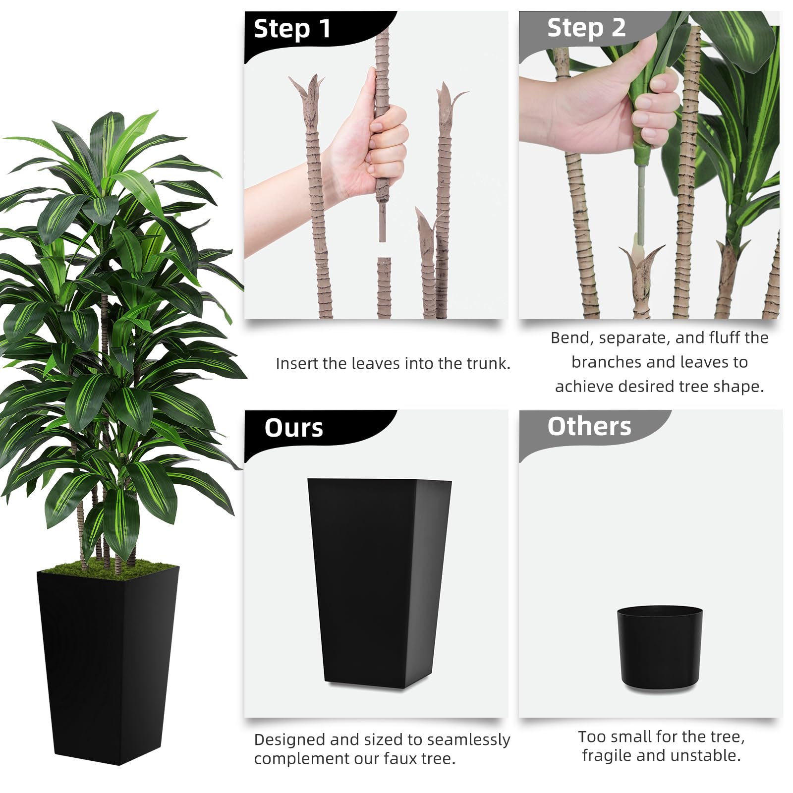 ASTIDY dracaena in a living room setting demonstrating decor enhancement and scale