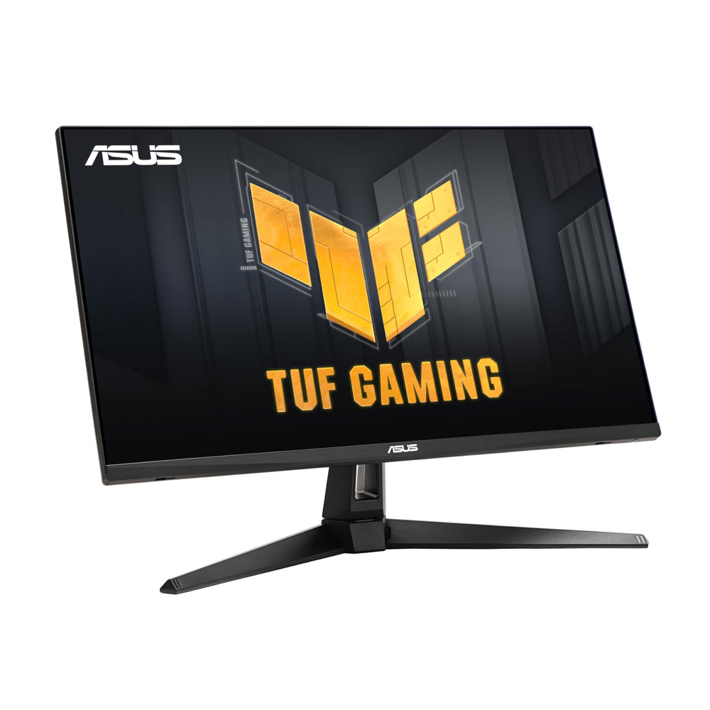 ASUS VG27AQ3A VESA mount and adjustment showing compatibility for desk arms and alternate mounts