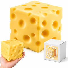 ATDRU cubo de queso frontal mostrando color realista y atractivo visual