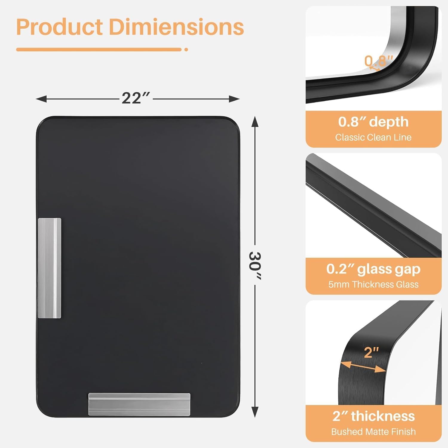 Atilioo close-up of tempered glass edge highlighting strength and distortion-free clarity