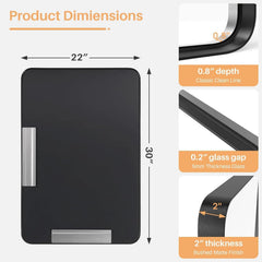 Atilioo close-up of tempered glass edge highlighting strength and distortion-free clarity