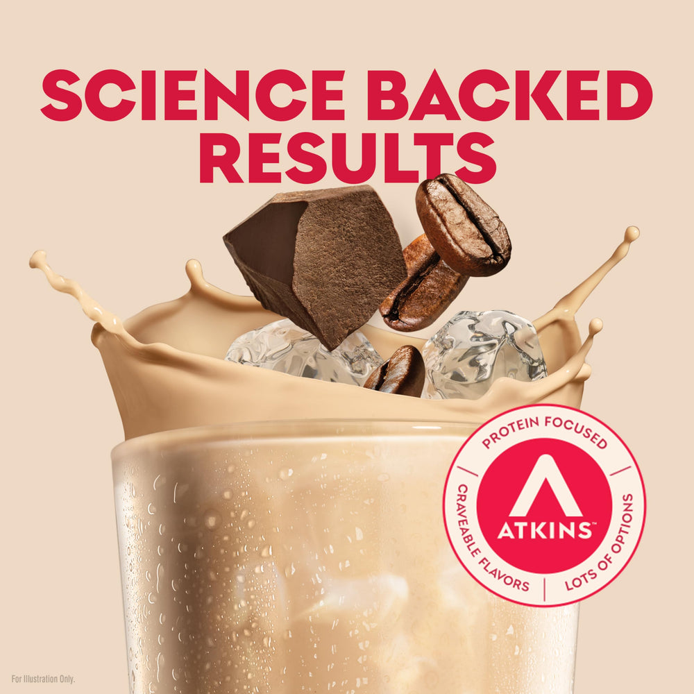 Atkins batido en mano listo para beber ideal para consumo rápido