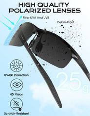 ATTCL gafas en uso durante pesca con reducción del deslumbramiento