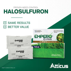 Atticus Empero close-up of packet texture highlighting pre-measured convenience