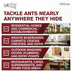 Atticus Savitri gel texture detail highlighting non-odorous bait consistency benefit
