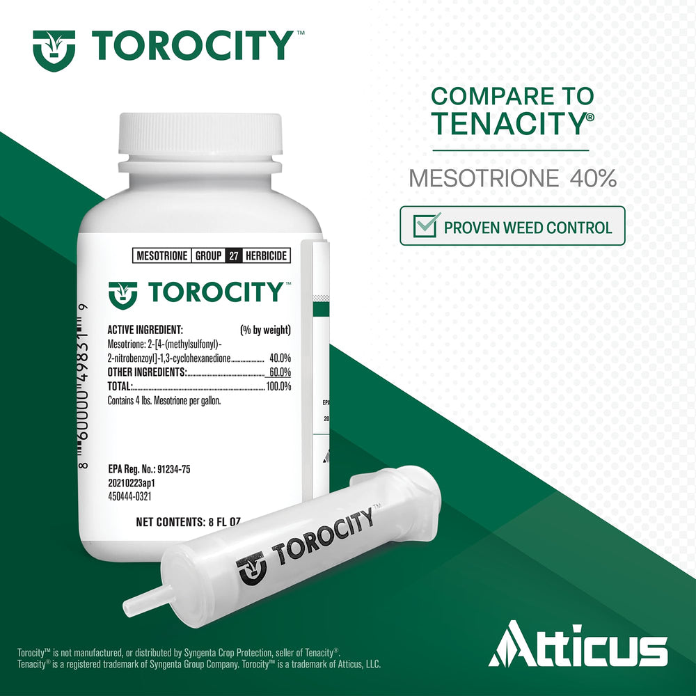 Atticus Torocity concentrate close-up showing liquid clarity and measurement markings
