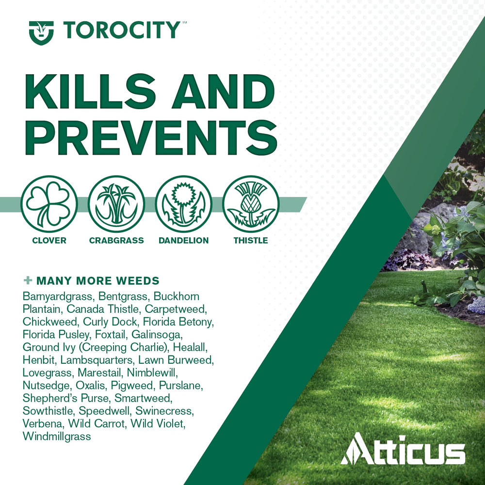 Atticus Torocity sprayed on turf demonstrating even coverage and quick application