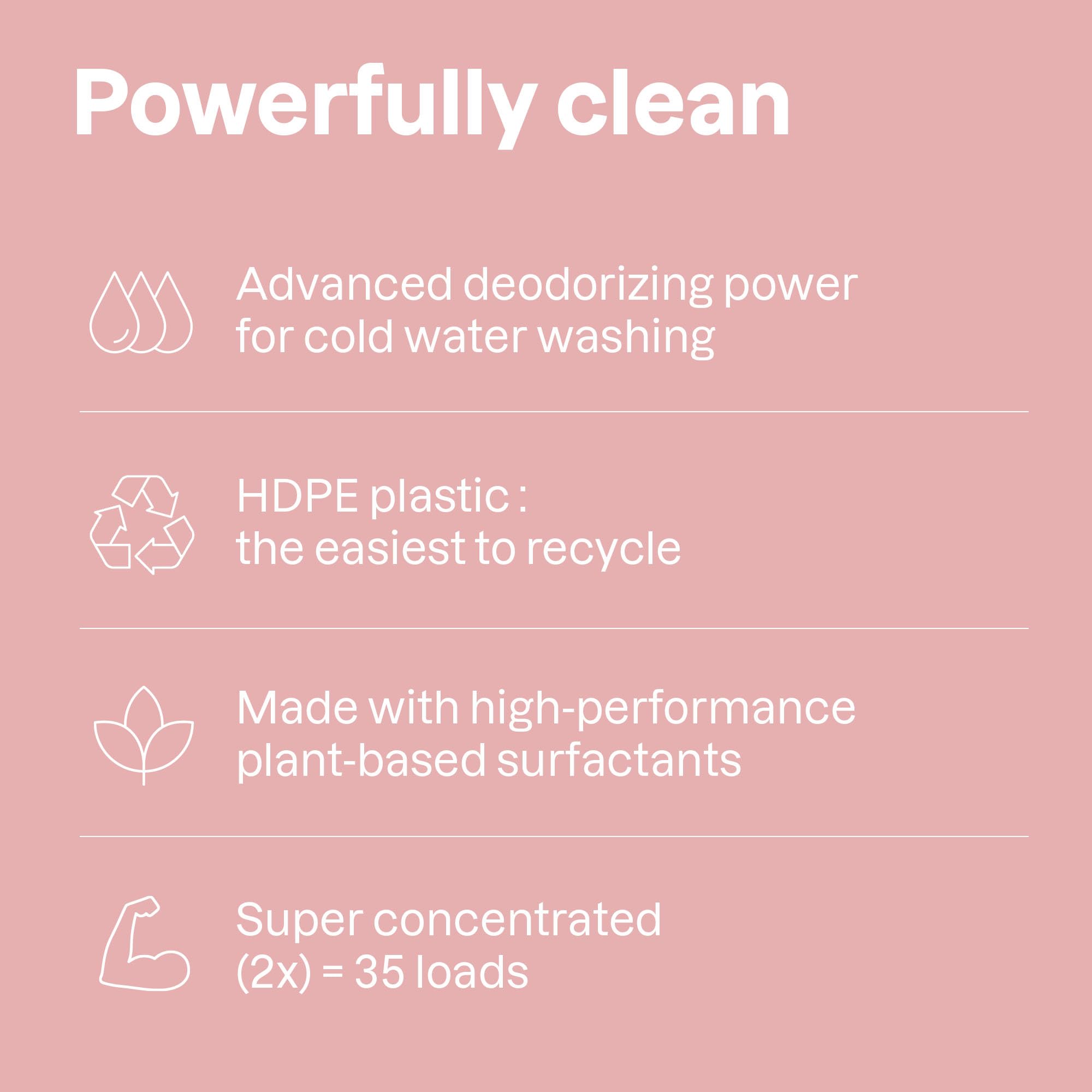 ATTITUDE envase reciclable HDPE #2 y etiqueta con ingredientes limpios