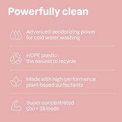 ATTITUDE envase reciclable HDPE #2 y etiqueta con ingredientes limpios