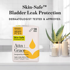 Attn: Grace detalle del núcleo plant‑based que muestra alta absorción visible