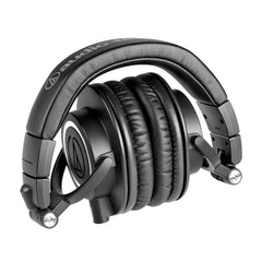Audio-Technica ATH-M50X textura de las orejeras cómoda y aislante para largas sesiones