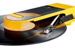 Audio-Technica ATN3600LC snapped onto cartridge on a turntable demonstrating easy installation