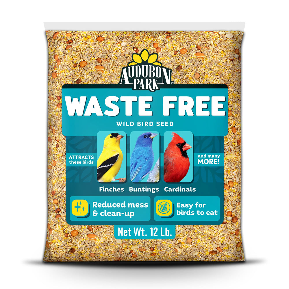 Audubon Park frente del paquete mostrando la bolsa de 12 lb y conveniencia