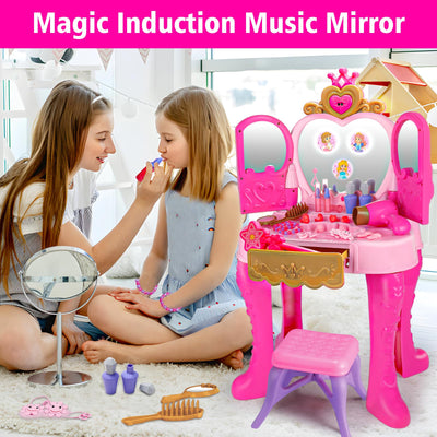 AugToy niña usando secador con sonido simulando salón y motricidad