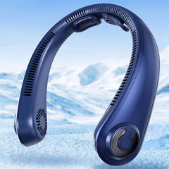 AUIIAH vista frontal del ventilador de cuello con diseño ergonómico beneficio comodidad