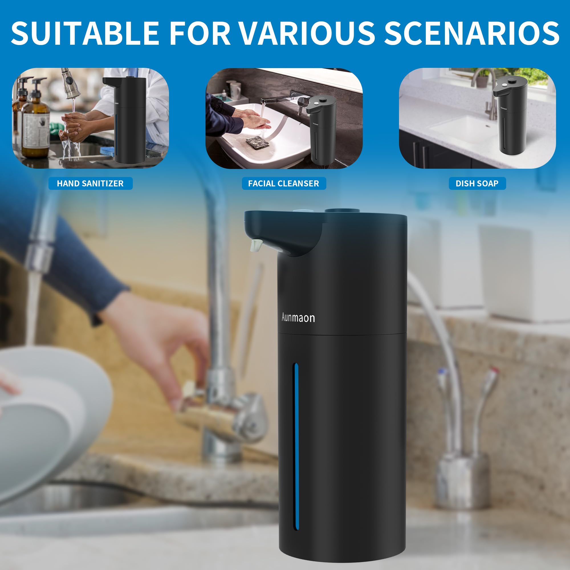 Aunmaon montaje en pared con kit incluido para ahorrar espacio en encimera