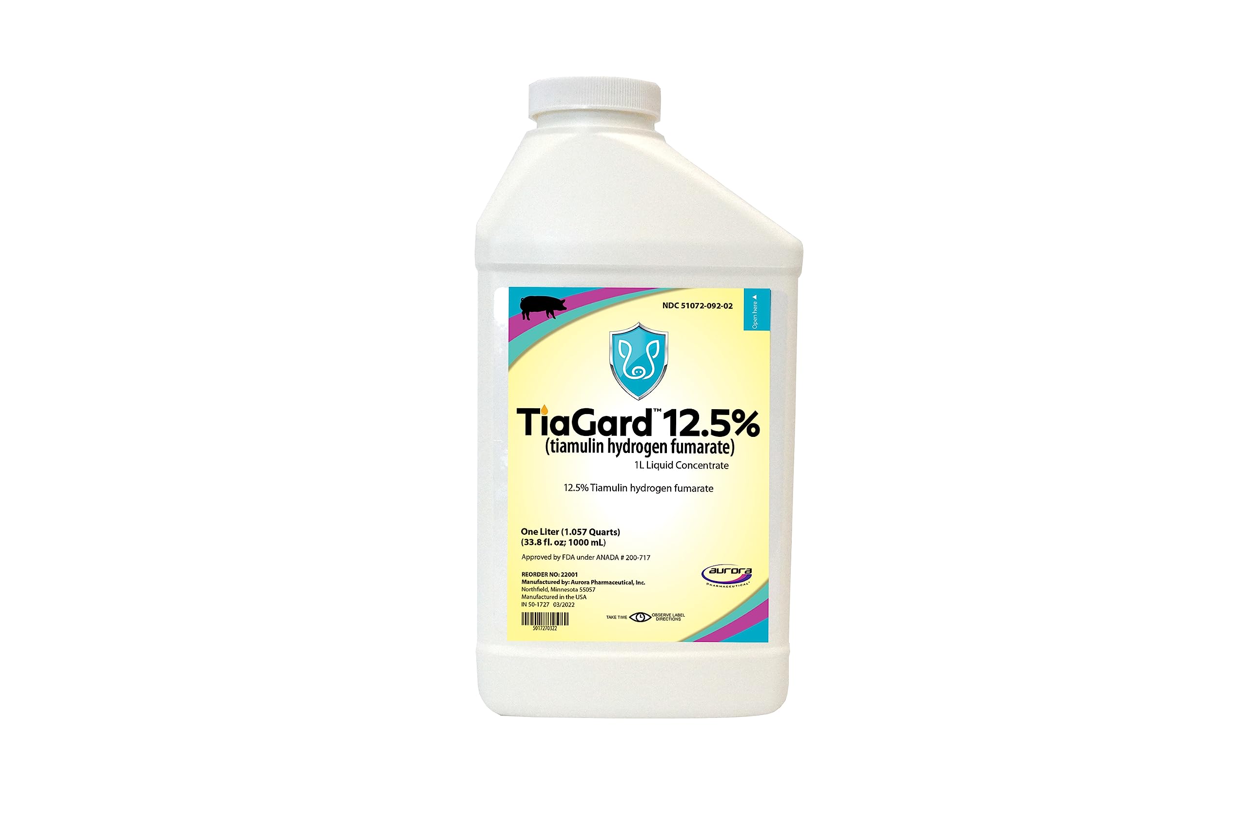 Aurora TiaGard frente del envase 1 L mostrando etiqueta clara y beneficios