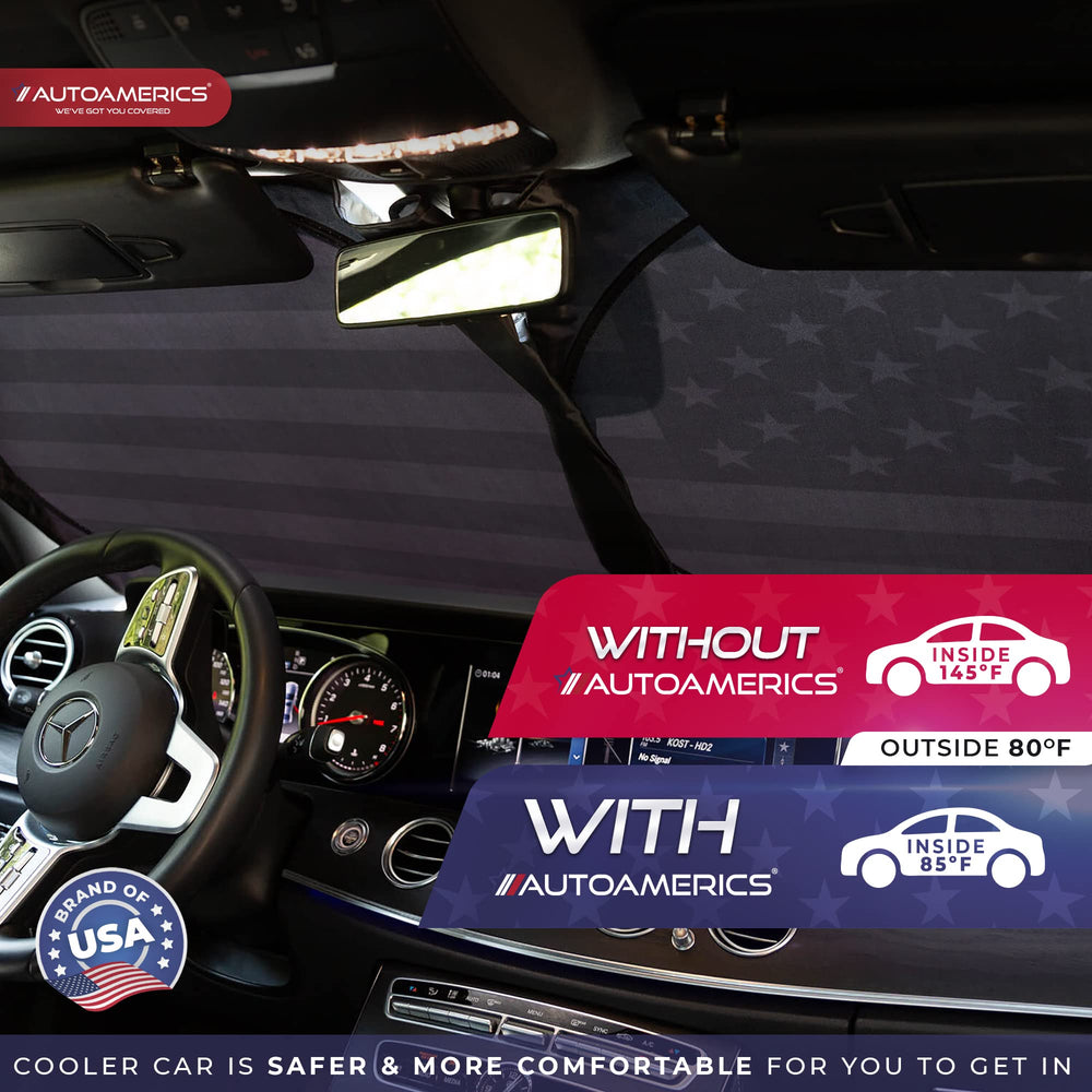 Autoamerics corte superior adaptado al retrovisor para ajuste seguro