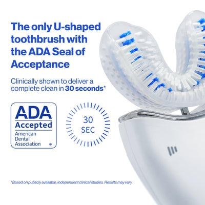 autobrush comparación de tamaño con un cepillo manual para escala