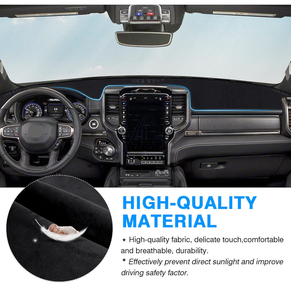 Autorder cubierta colocada en Dodge Ram reduce calor y reflejos