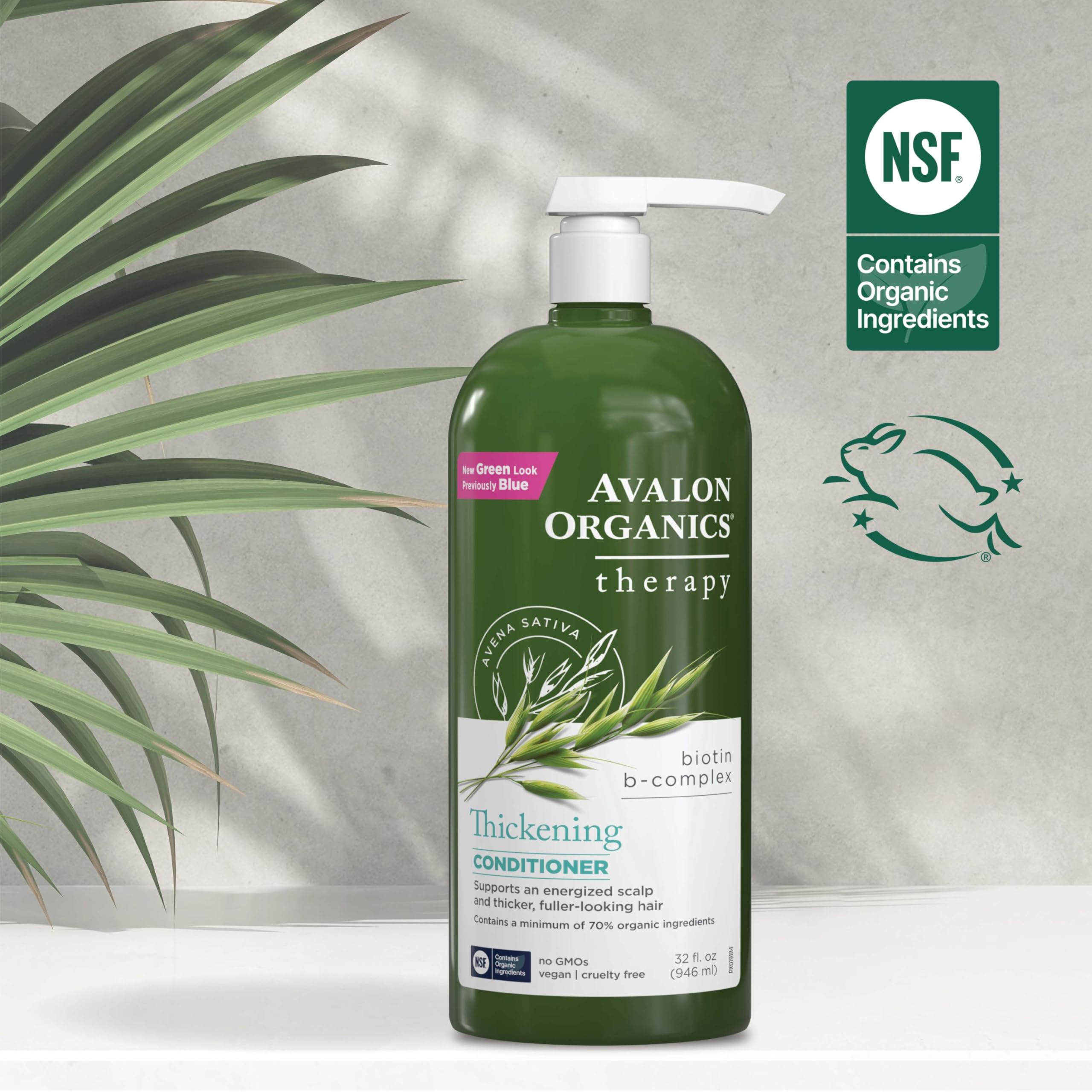 Avalon Organics in-shower application illustrating conditioning and detangling