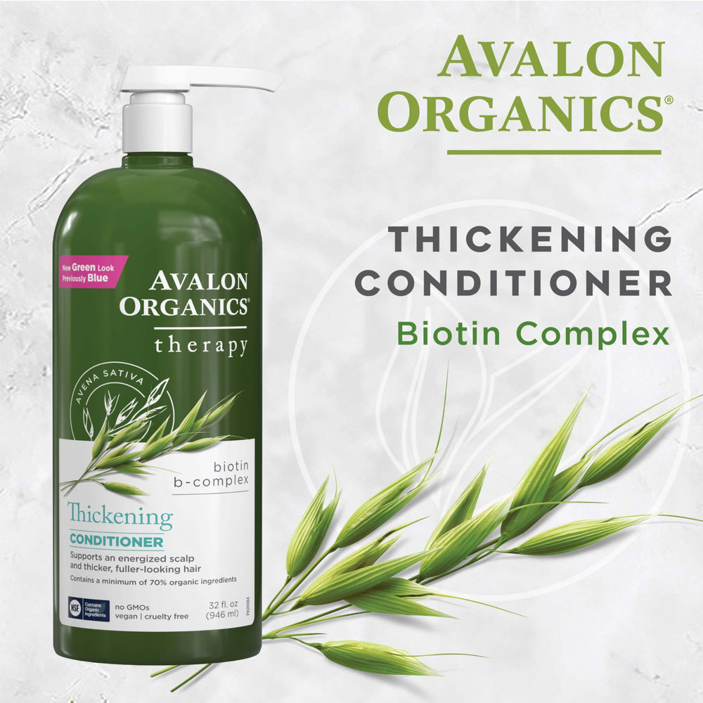Avalon Organics label ingredients detail showing botanical and vitamin benefits