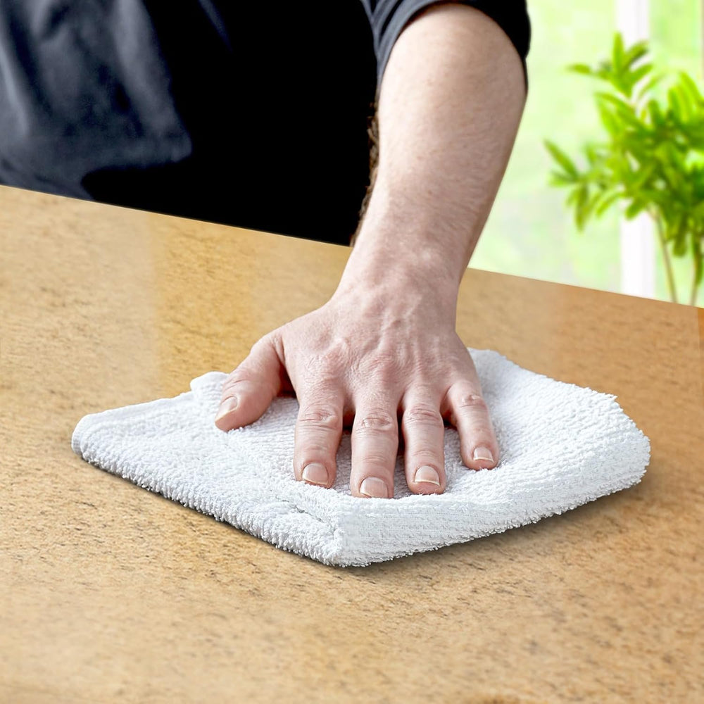 Avalon Towels pila de paños lista para almacenamiento eficiente