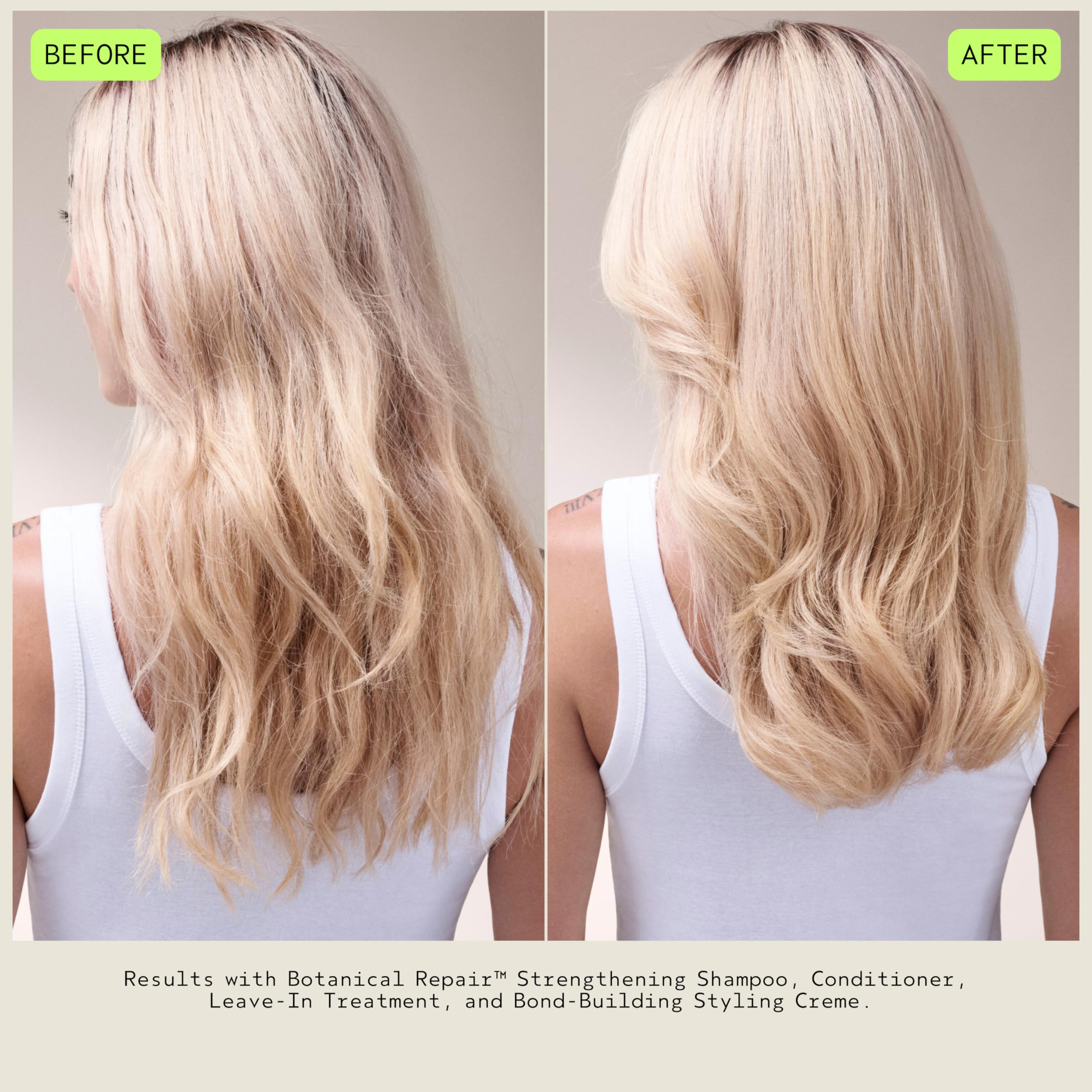 Aveda envase junto a regla para comparar el tamaño de 6.7 fl oz y facilidad de viaje