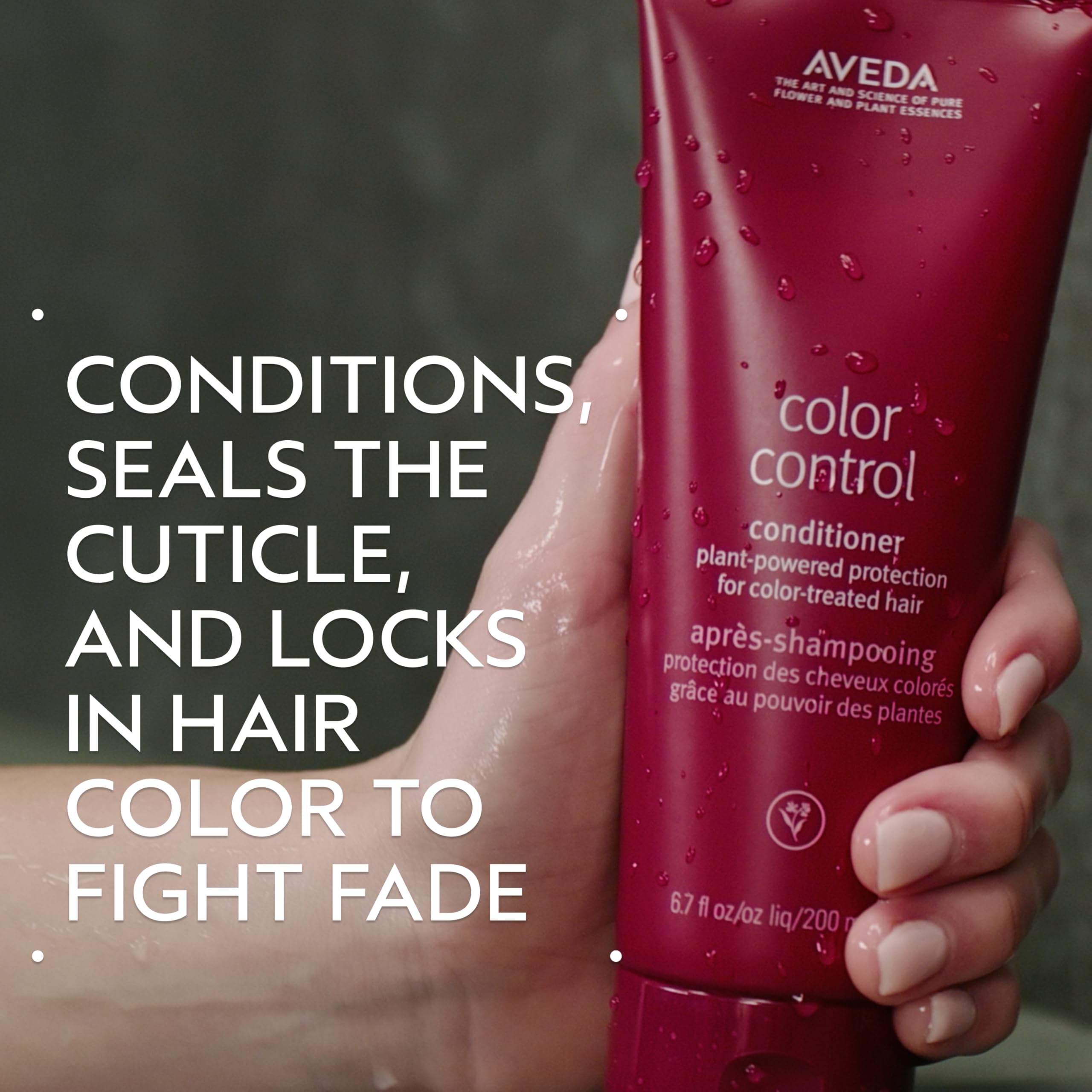 Aveda textura cremosa del acondicionador que facilita desenredar