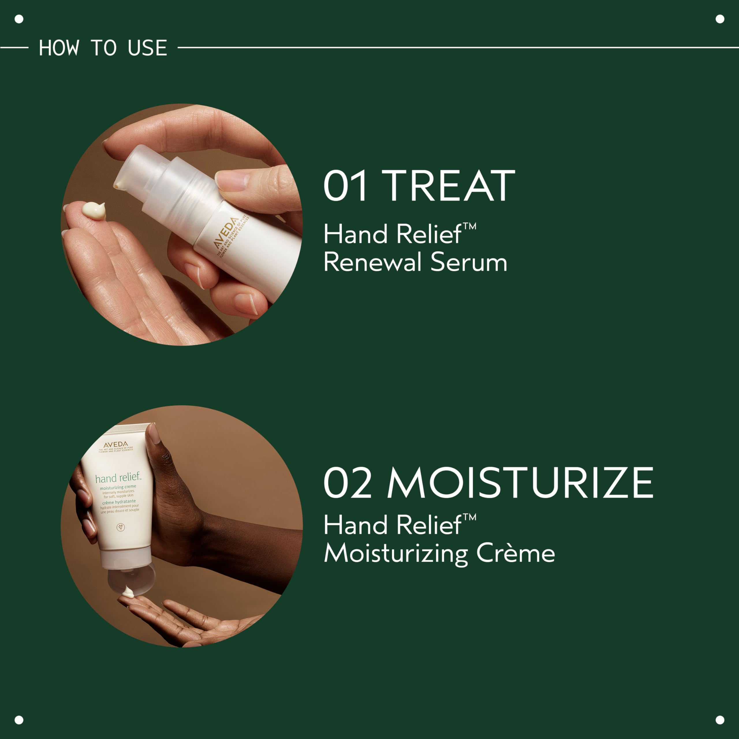 Aveda label and ingredients close-up highlighting andiroba oil and clean formulation