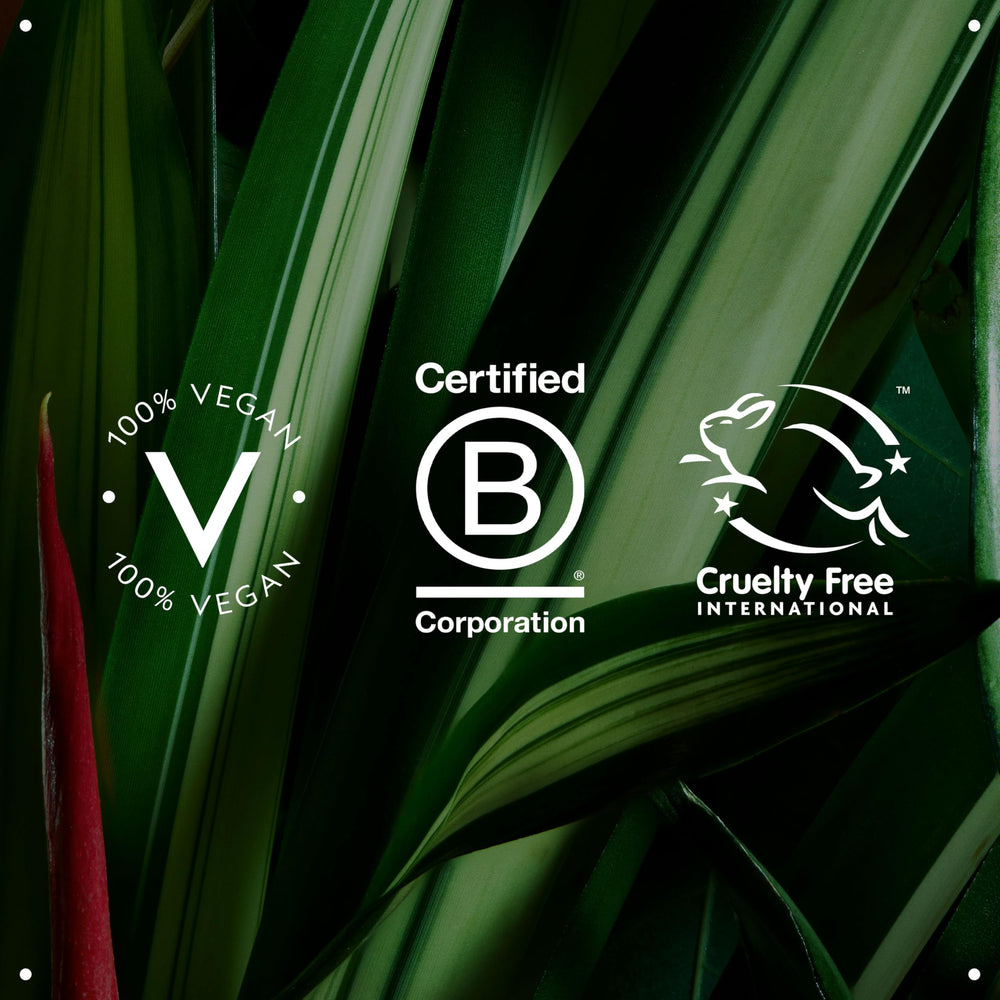 Aveda packaging nuevo y anterior evidenciando misma fórmula confiable