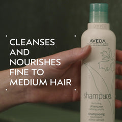 Aveda Shampure textura de espuma suave para limpieza diaria