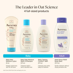 Aveeno Baby botella 2 en 1 wash & shampoo limpieza suave sin lágrimas