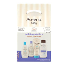 Aveeno Baby set frontal en cesta reutilizable muestra regalo práctico