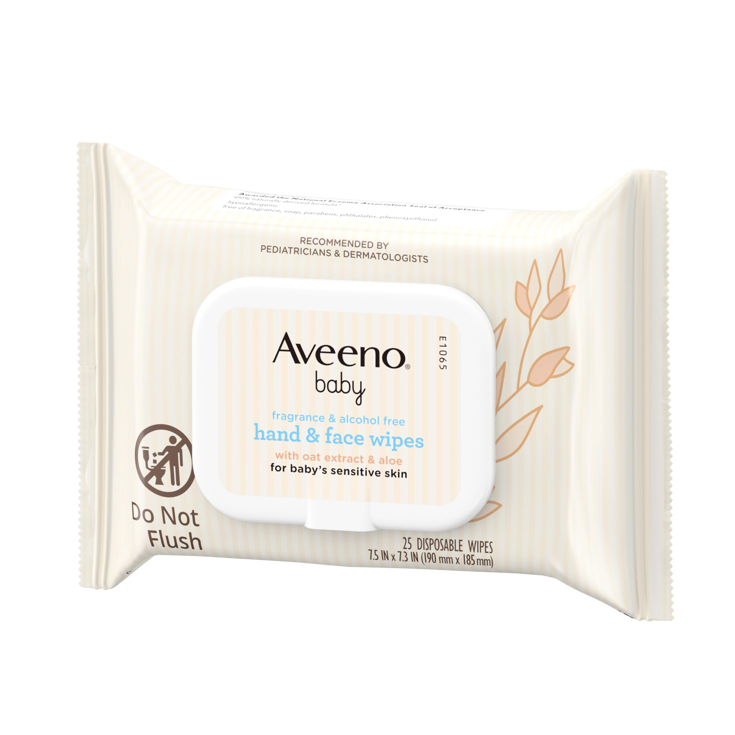 Aveeno Baby pack placed inside diaper bag for easy travel convenience