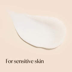 Aveeno frasco 1.7 fl oz comparado con tarjeta para escala visual