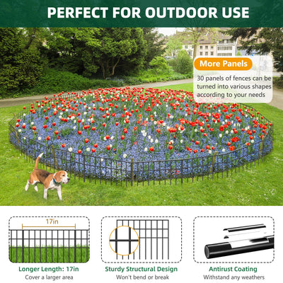 AVELOTUUG installed as garden edging protecting plants from animals