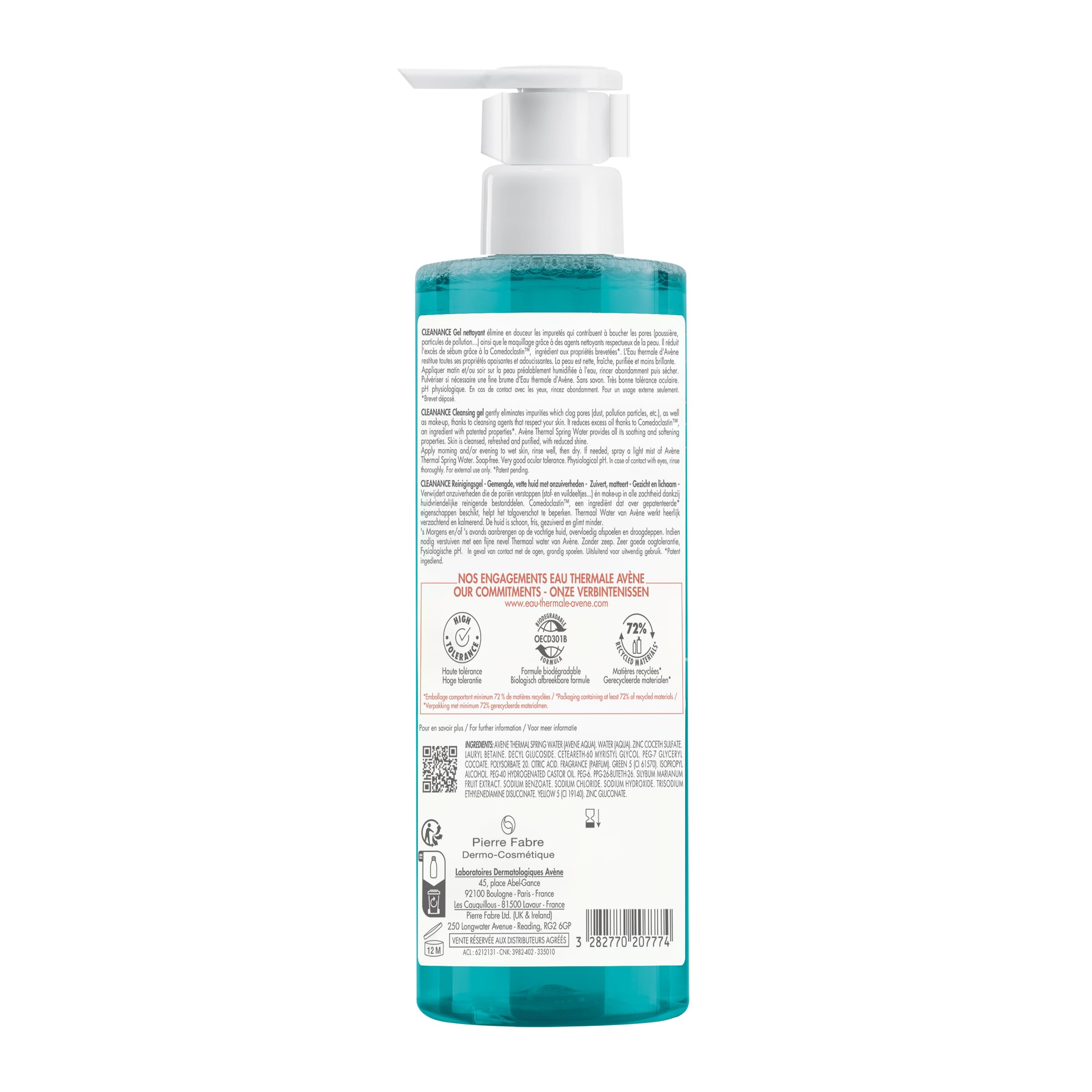 Avène Cleanance gel en baño lifestyle transmitiendo rutina diaria equilibrada