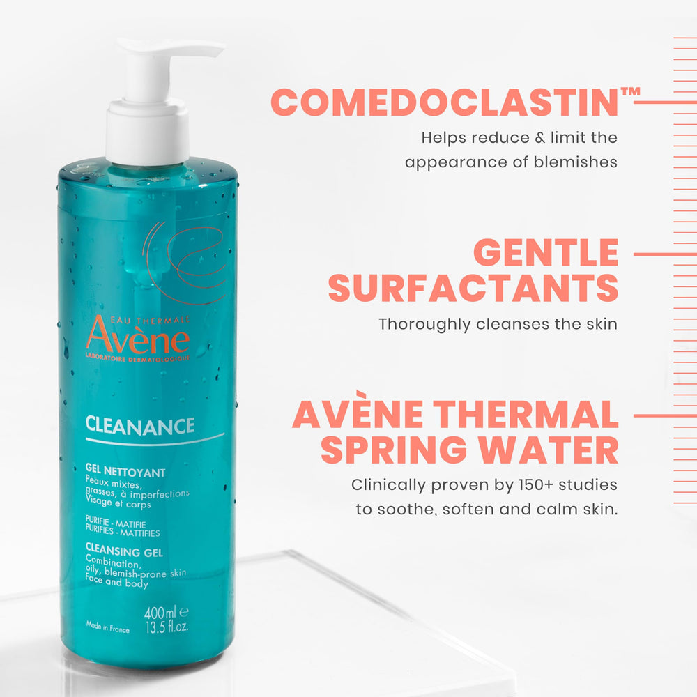 Avène Cleanance gel etiqueta de ingredientes con enfoque en silymarin