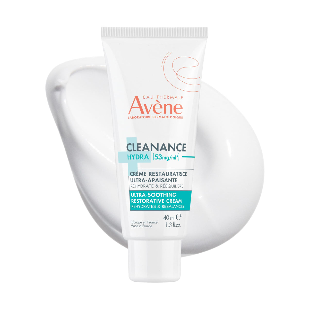 Eau Thermale Avène frasco frontal mostrando el envase y beneficio nutritivo