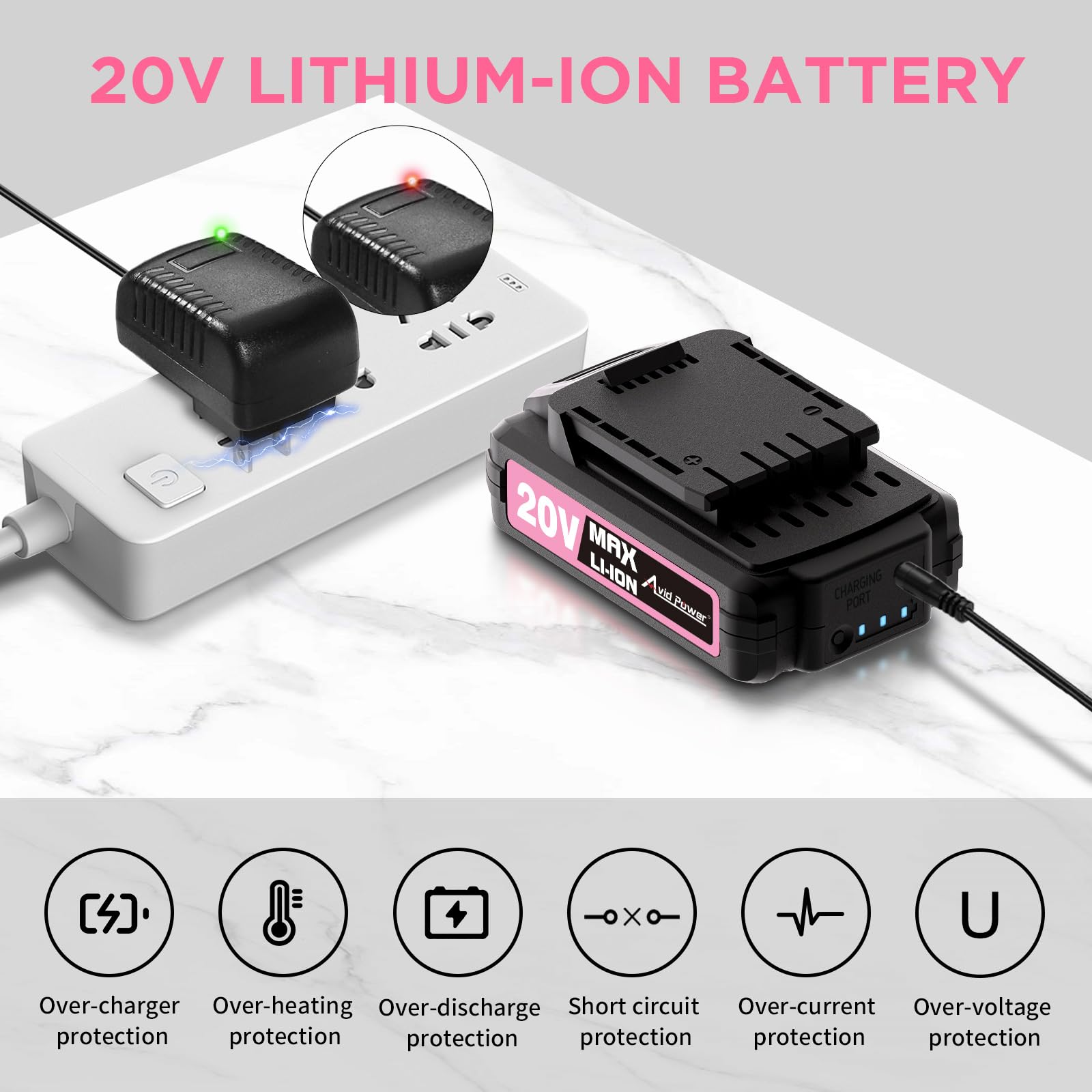 AVID POWER empuñadura de goma que mejora el agarre y reduce la fatiga