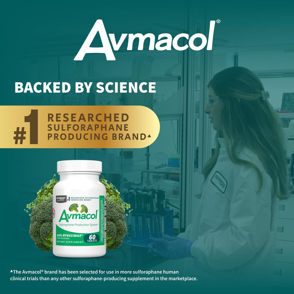AVMACOL tablets crushed on a spoon showing mixable form for easy consumption