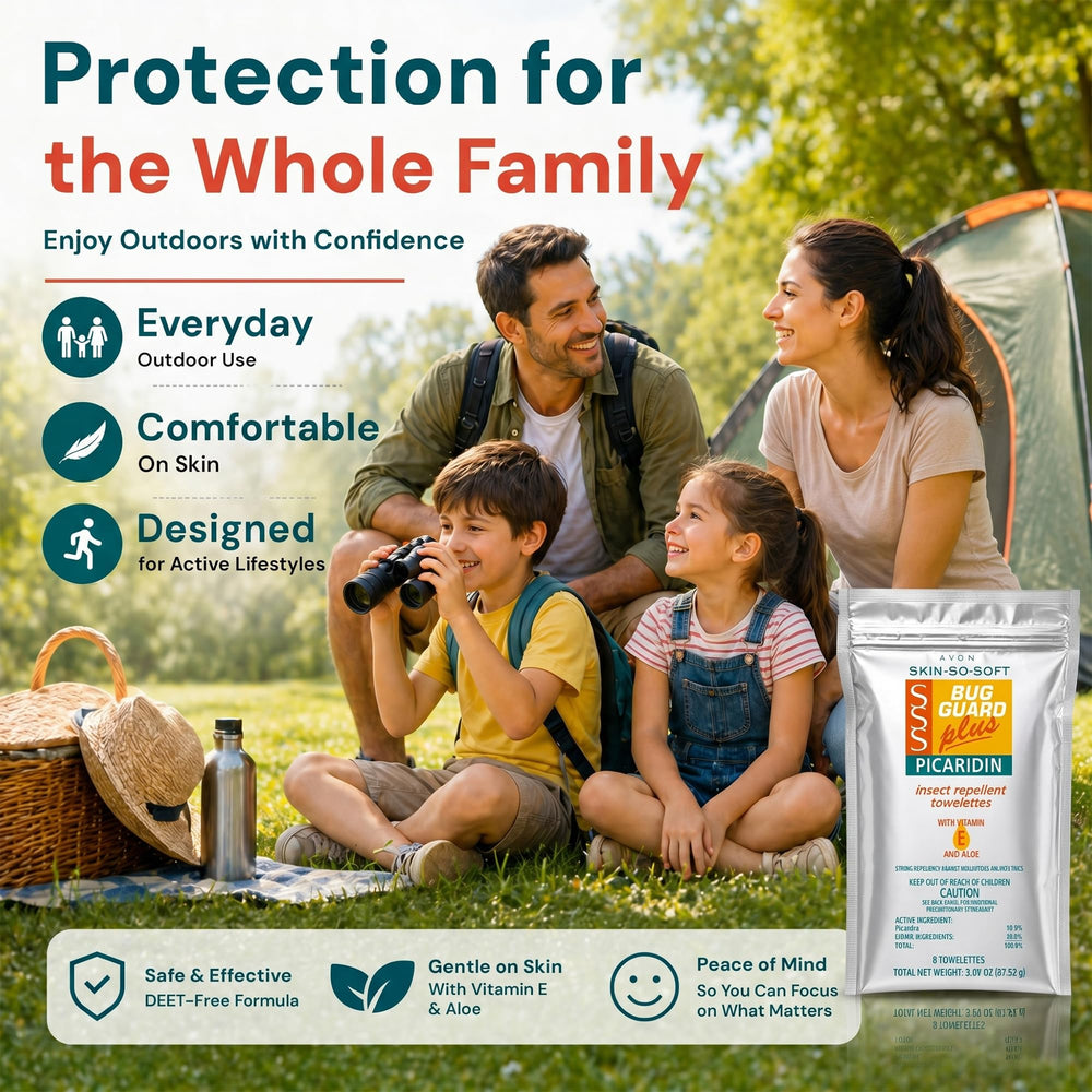 AVON SSS etiqueta con información y concentración de picaridina