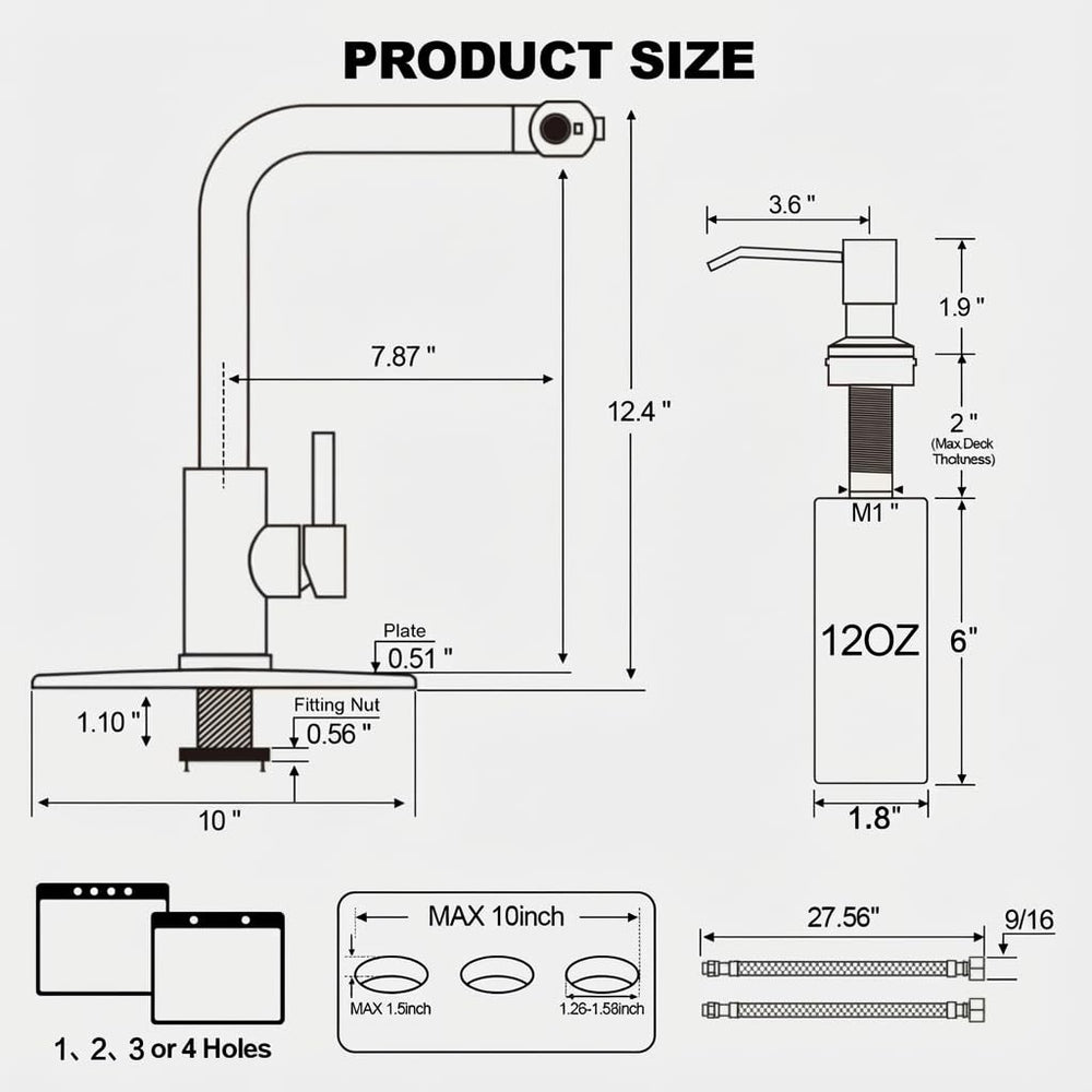 AVSIILE kit de instalación con piezas incluidas para montaje rápido