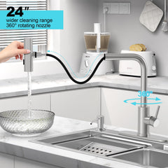 AVSIILE mango ergonómico permitiendo control de agua con una mano