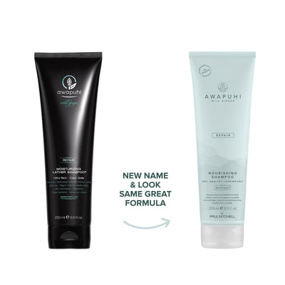 Awapuhi Wild Ginger creamy foam texture close-up demonstrating gentle lathering benefit