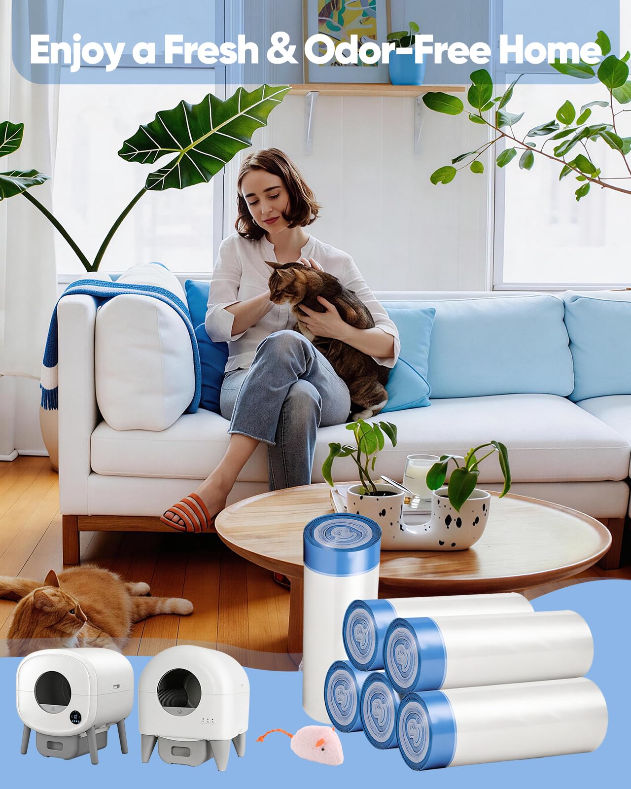 AWoHH bolsa en ambiente de mascotas que muestra orden y limpieza