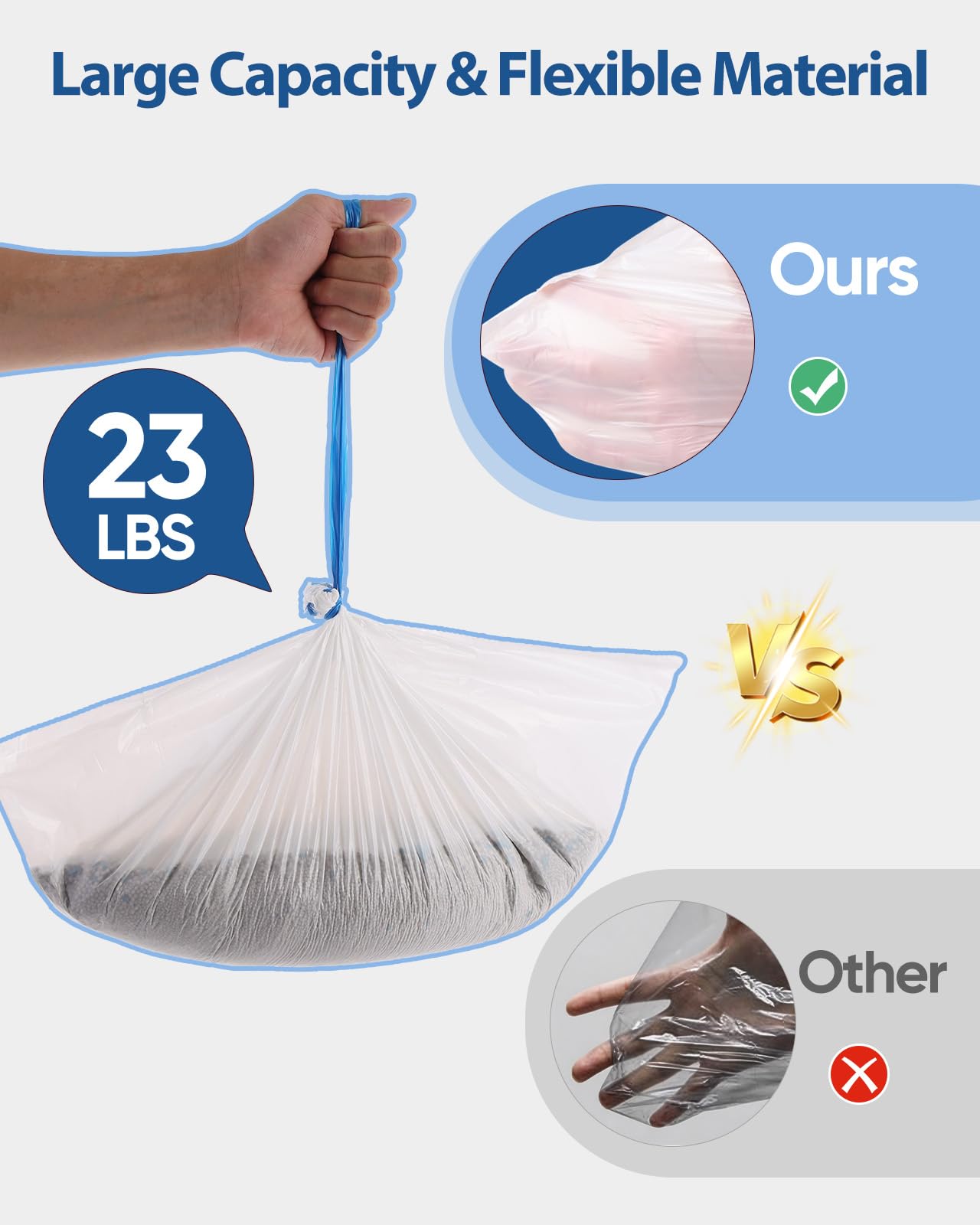 AWoHH rollo con bolsas pre-separadas para dispensado fácil y sin roturas